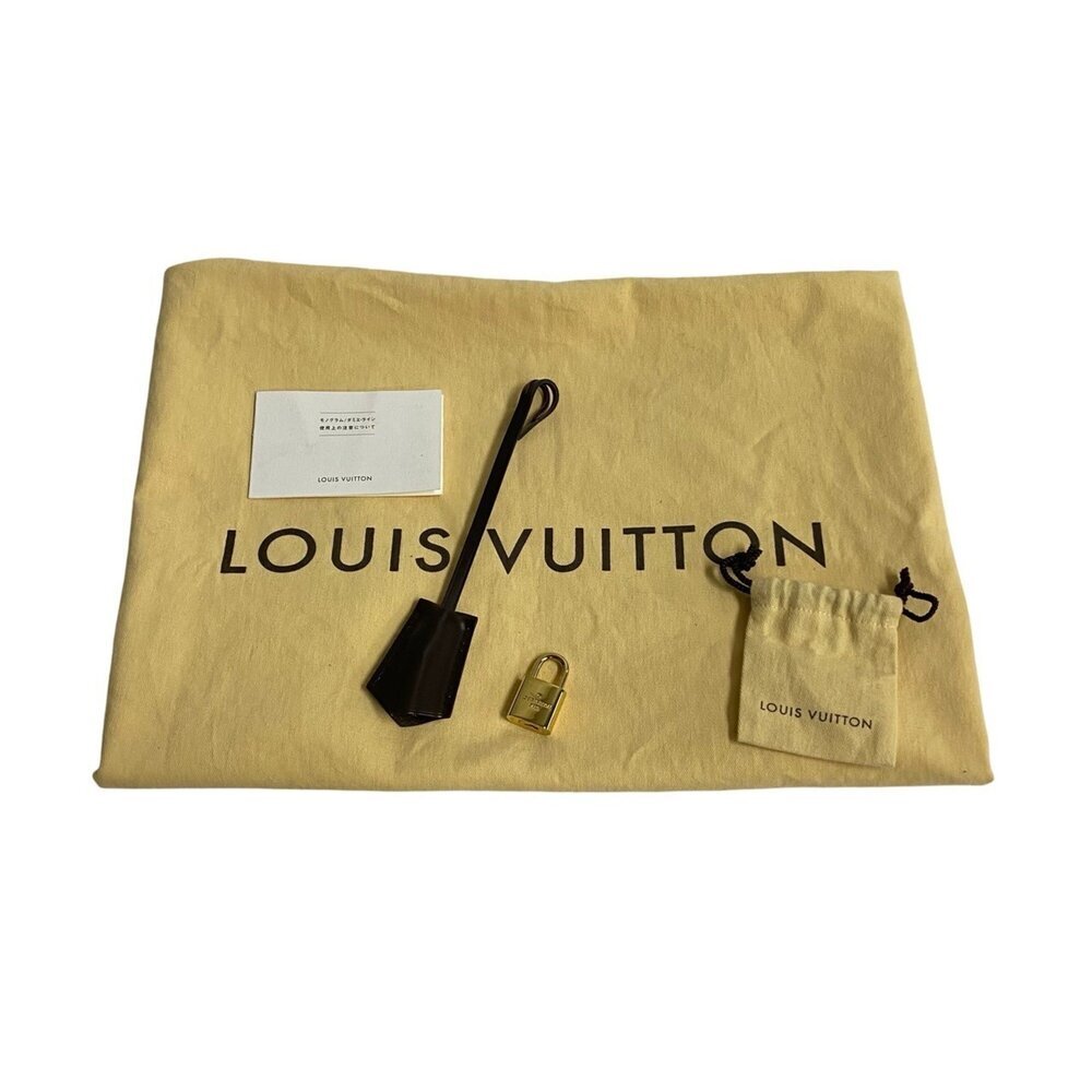 LOUIS VUITTON Brown Damier Leather Tote Bag - Picture 9 of 9
